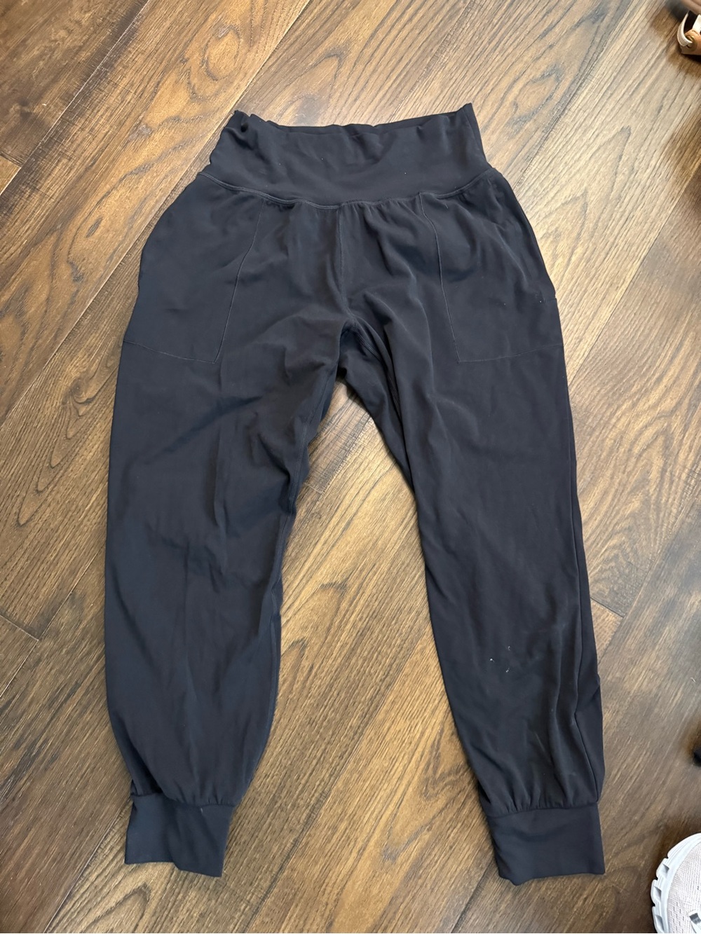 Athleta Black High-Waist Jogger Pants